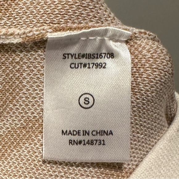 Blue Blush Mocha Swirl Halter Top and Pants Matching Set Size S Cream Multi - Picture 15 of 16